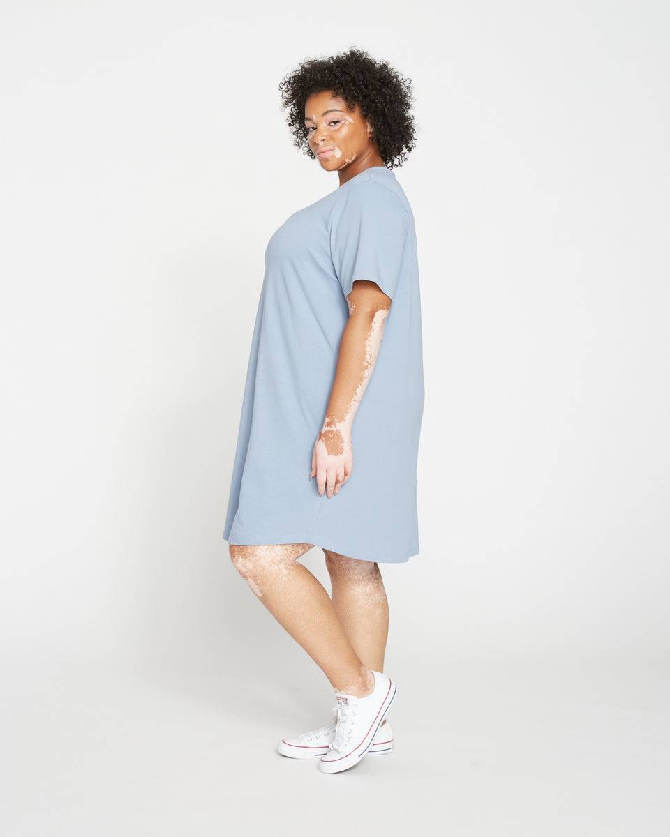 Halie T-Shirt Dress - Cool Grey Zoom image 2