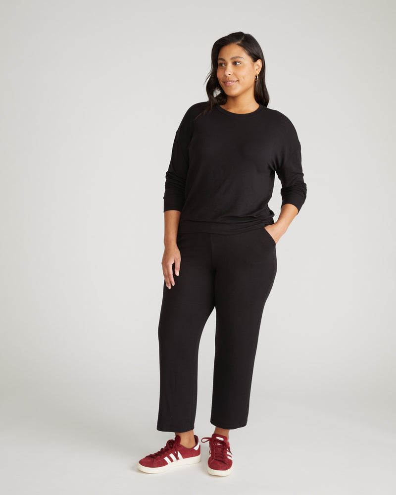 TravelKnit Relaxed Pants - Black