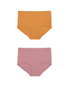 UltimateS 2-Pack Full Coverage High Rise Brief - Melon/Pink
