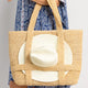 Hat Attack Straw Traveler Bag
