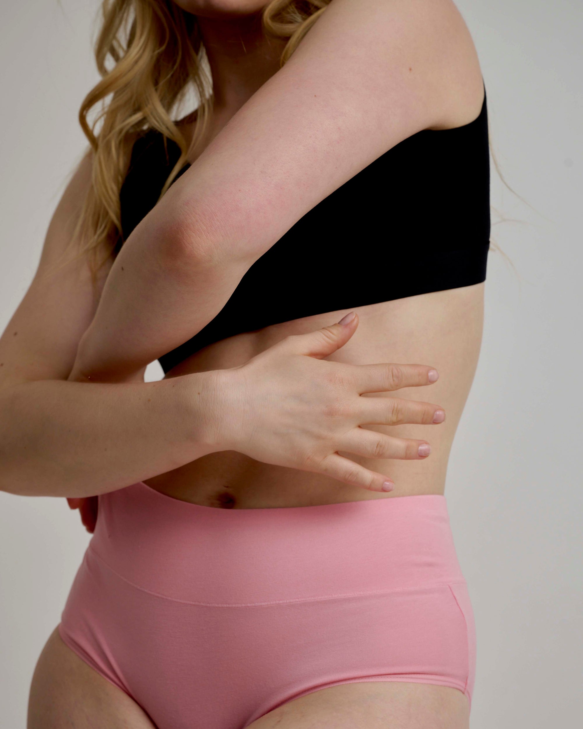 UltimateS Full Coverage High Rise Brief - Pink