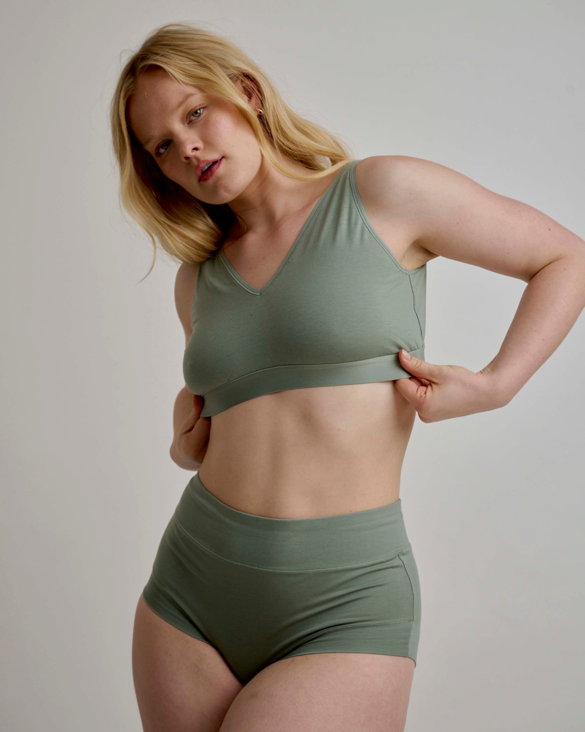 UltimateS Super Full Coverage High Rise Brief - Sage