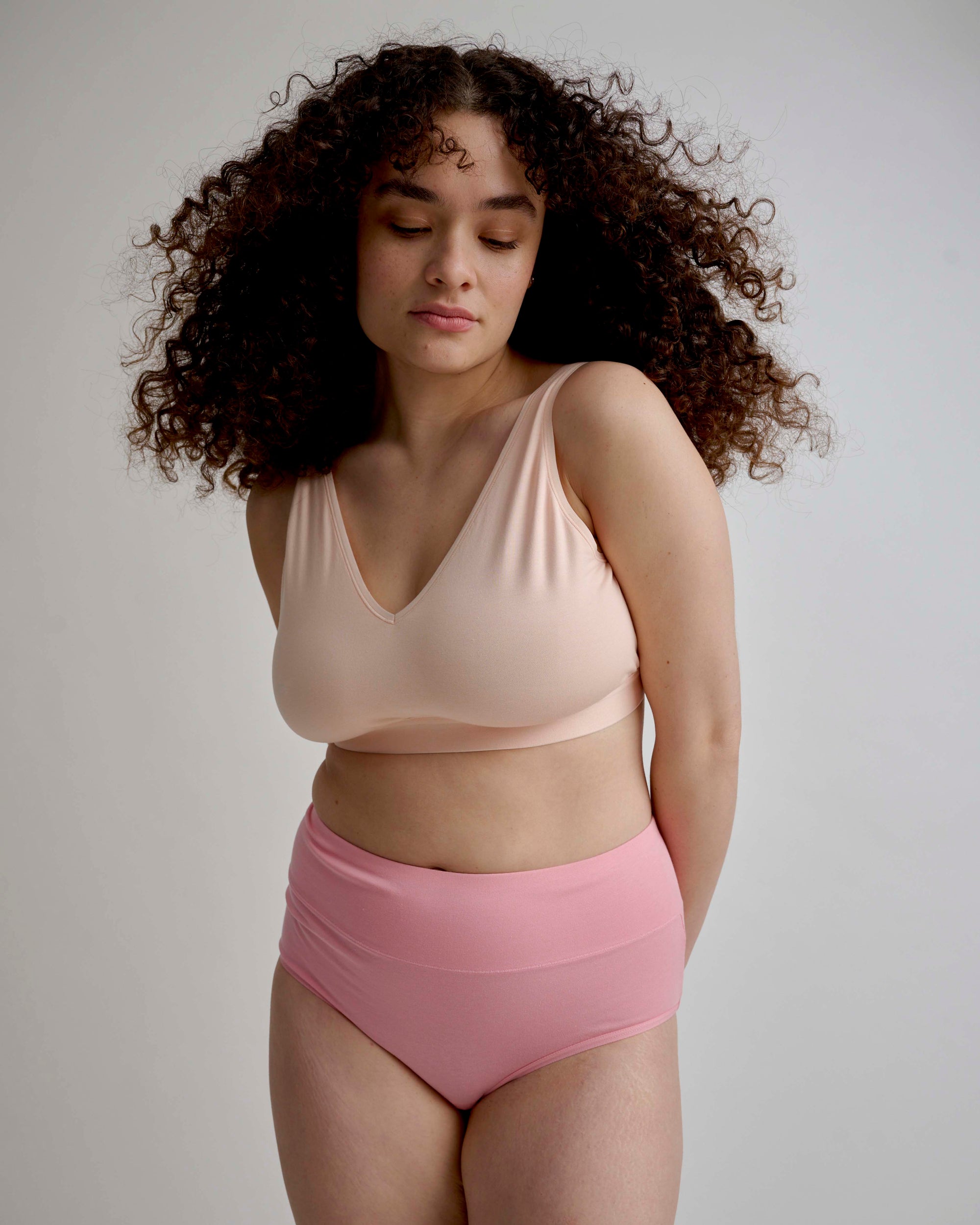 UltimateS Full Coverage High Rise Brief - Pink