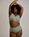 UltimateS Full Coverage High Rise Brief - Sage