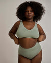 UltimateS Full Coverage High Rise Brief - Sage