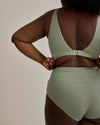 UltimateS Full Coverage High Rise Brief - Sage