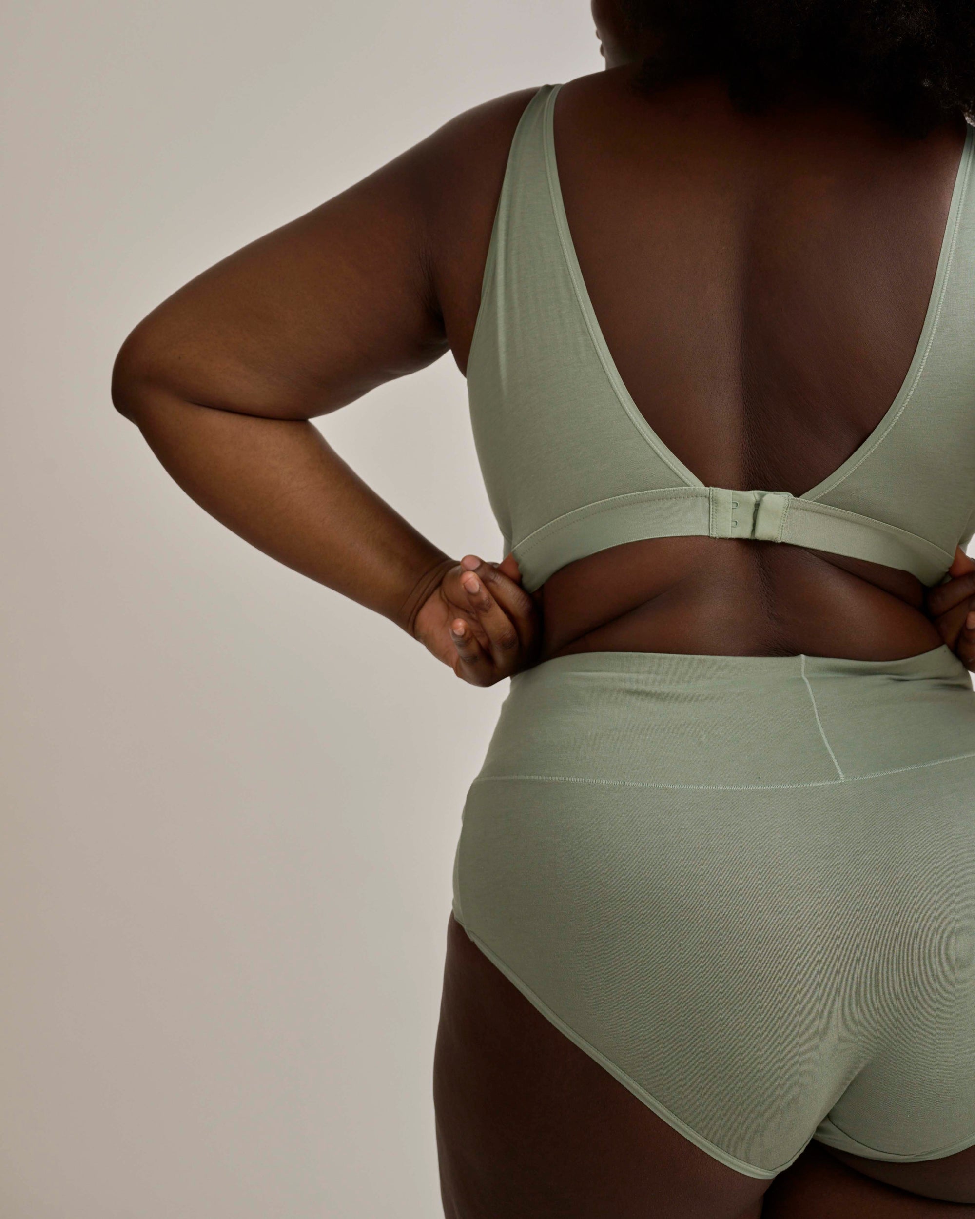 UltimateS Full Coverage High Rise Brief - Sage