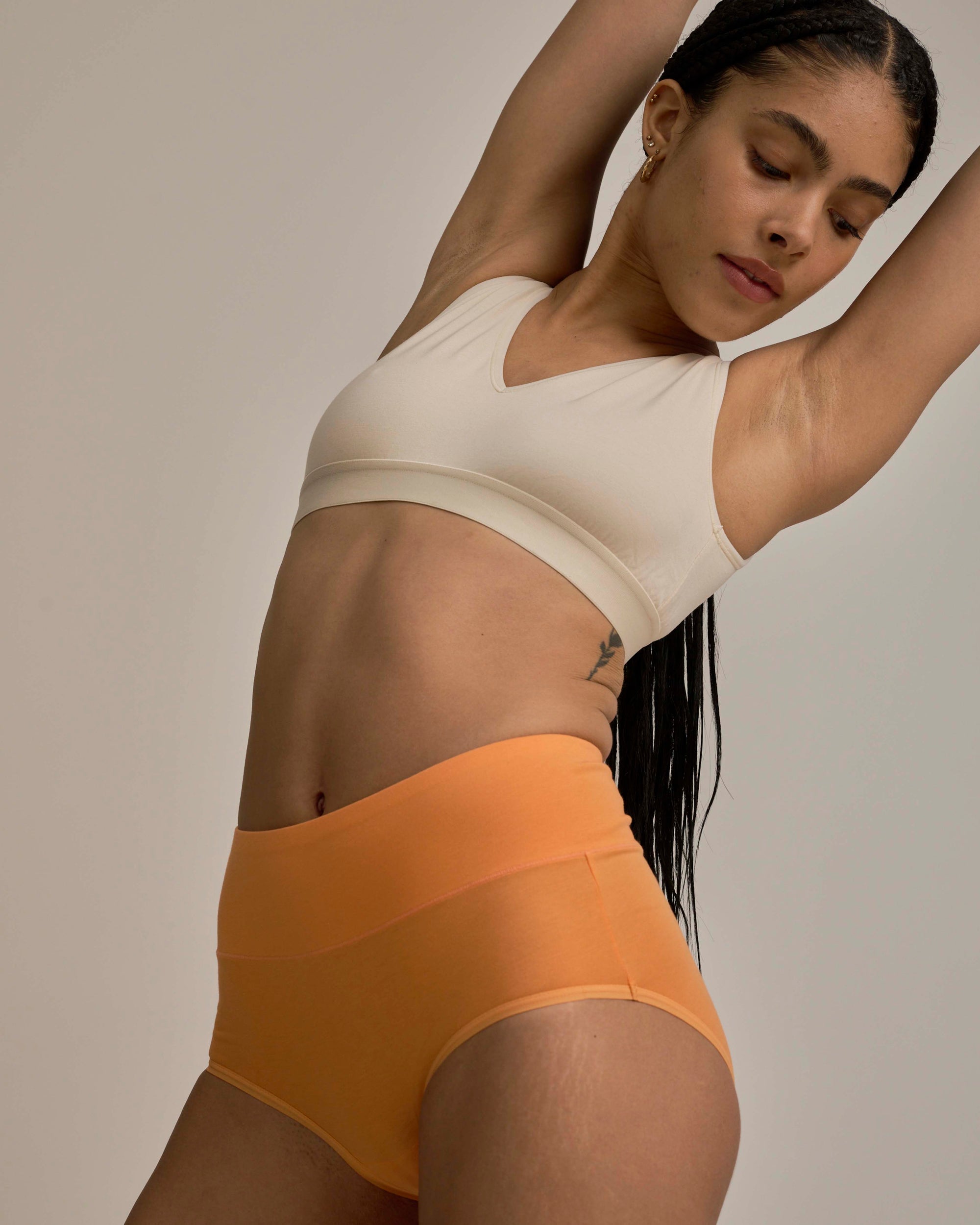 UltimateS Full Coverage High Rise Brief - Melon