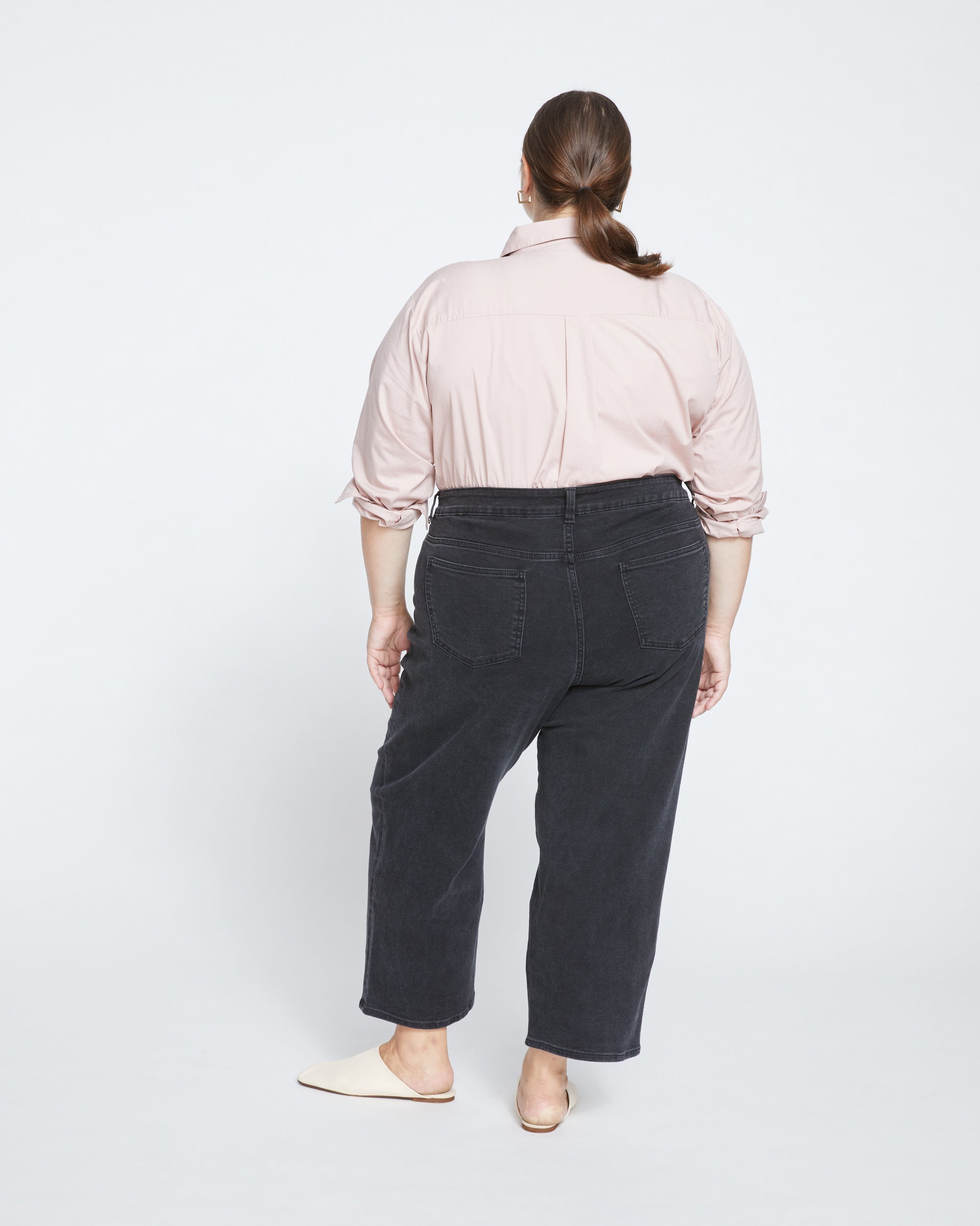 Bae Boyfriend Crop Jeans - Broken Black