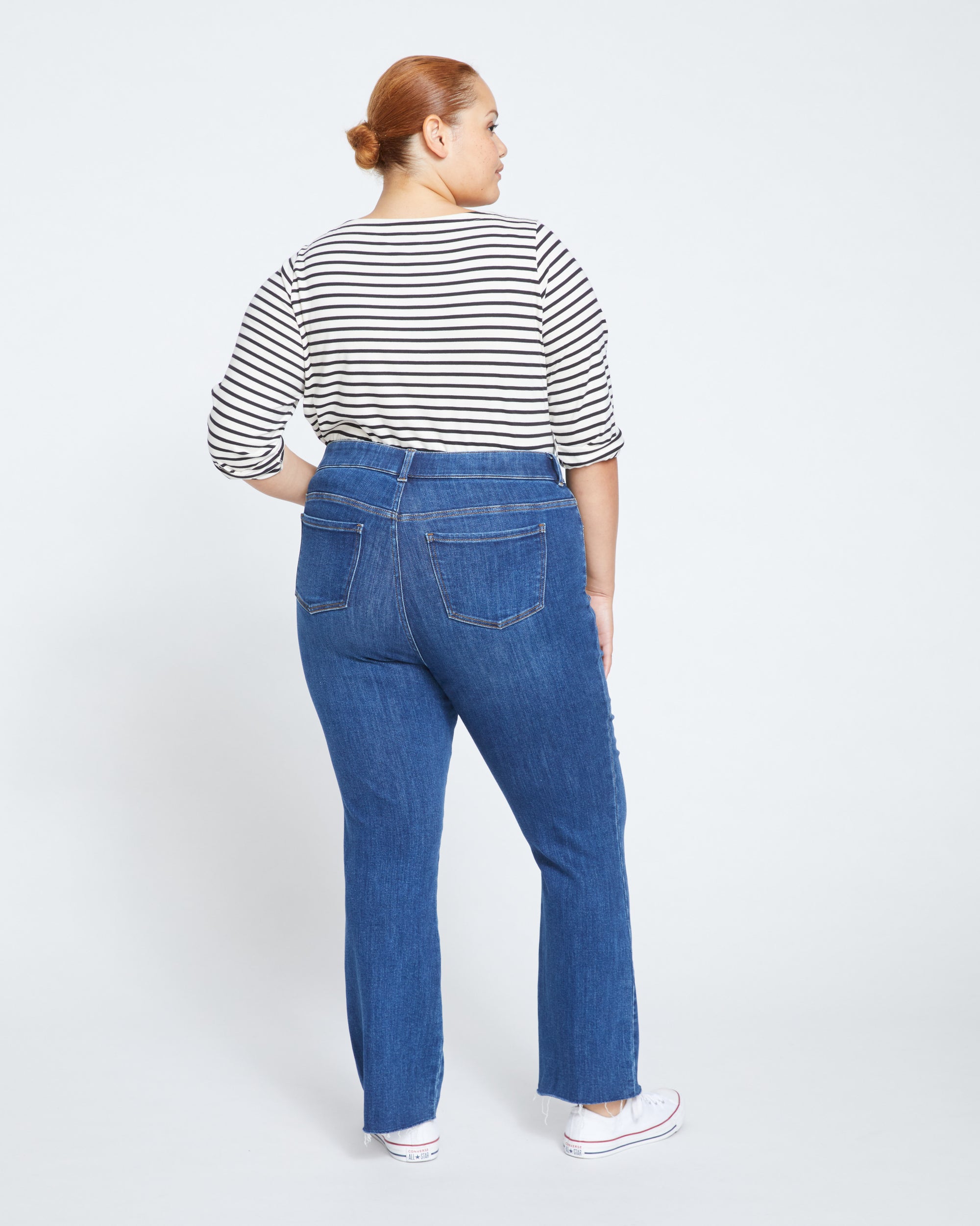 Sinead High Rise Bootcut Jeans - Stonewash Indigo