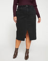 Dakota Denim Skirt - Broken Black