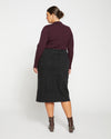 Dakota Denim Skirt - Broken Black