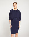 Danube Jersey Skirt - Midnight
