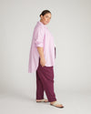 Dawn Linen Hi Low Tunic - Lilac