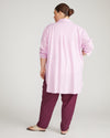 Dawn Linen Hi Low Tunic - Lilac