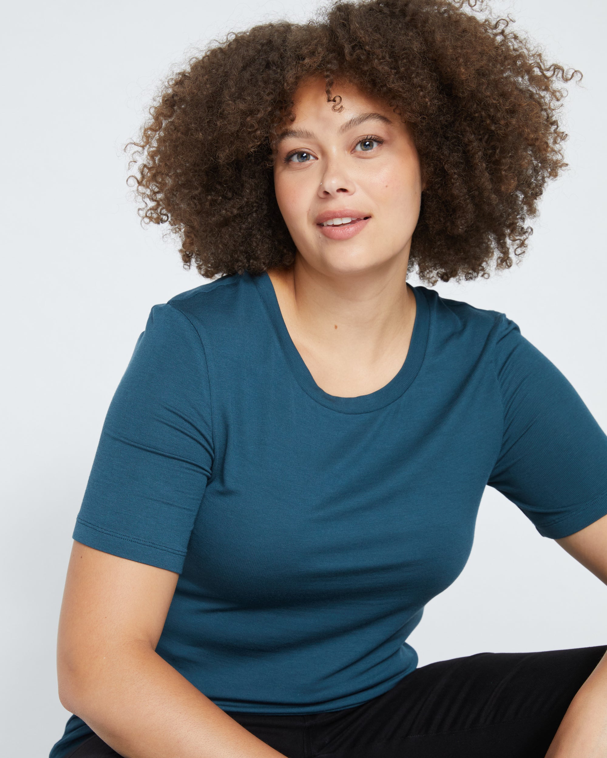 Foundation Short Sleeve Crew Neck Tee - Deep Sea