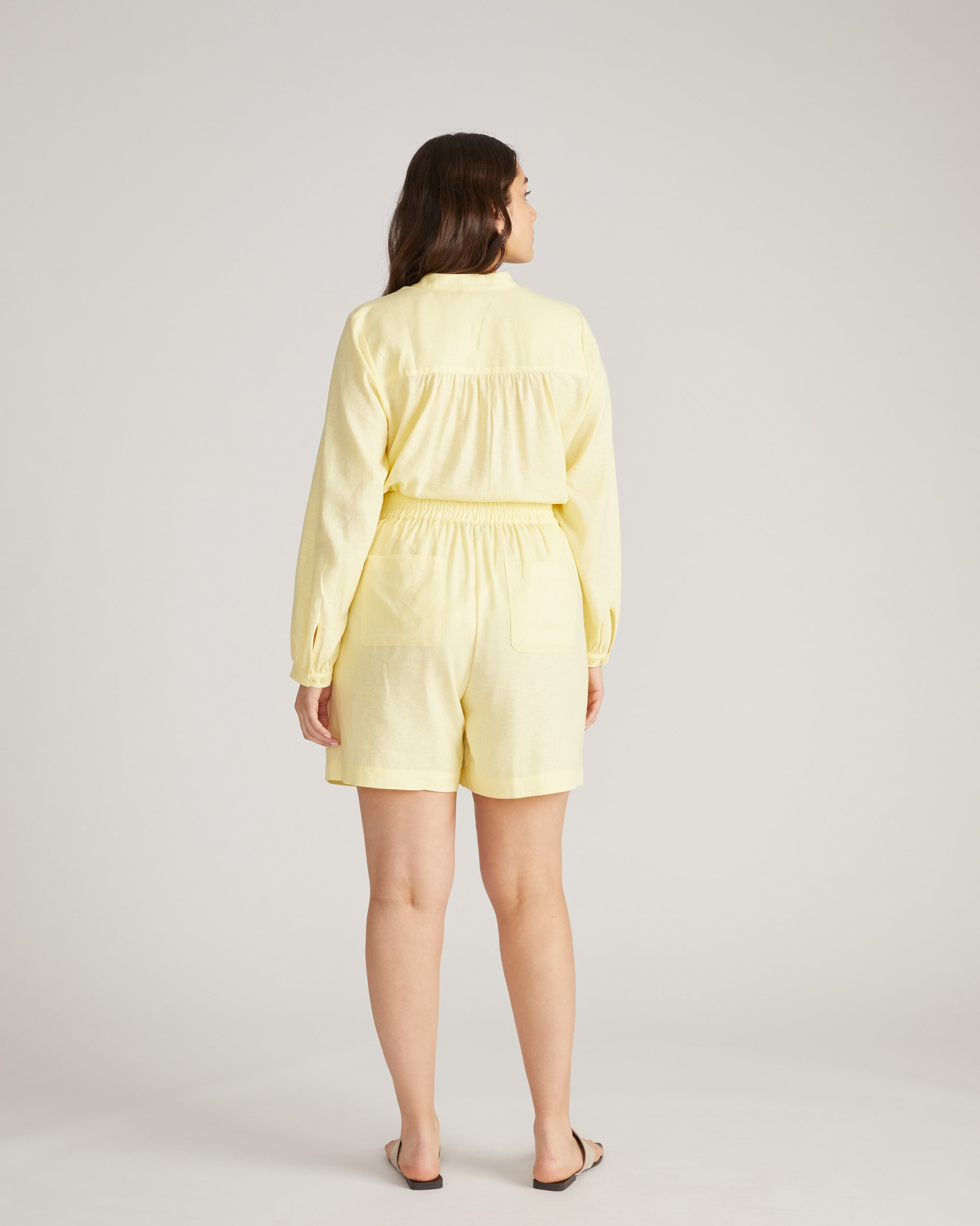 Juniper Linen Easy Pull-On Shorts - Twinkle