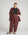 Lou Barrel Leg Linen Pants - Brulee