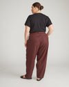 Lou Barrel Leg Linen Pants - Brulee
