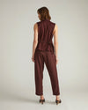 Lou Barrel Leg Linen Pants - Brulee