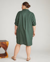 Linen Rubicon Shirtdress - Luscious Green