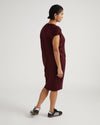 Carrea Relaxed Liquid Jersey Dress - Black Cherry