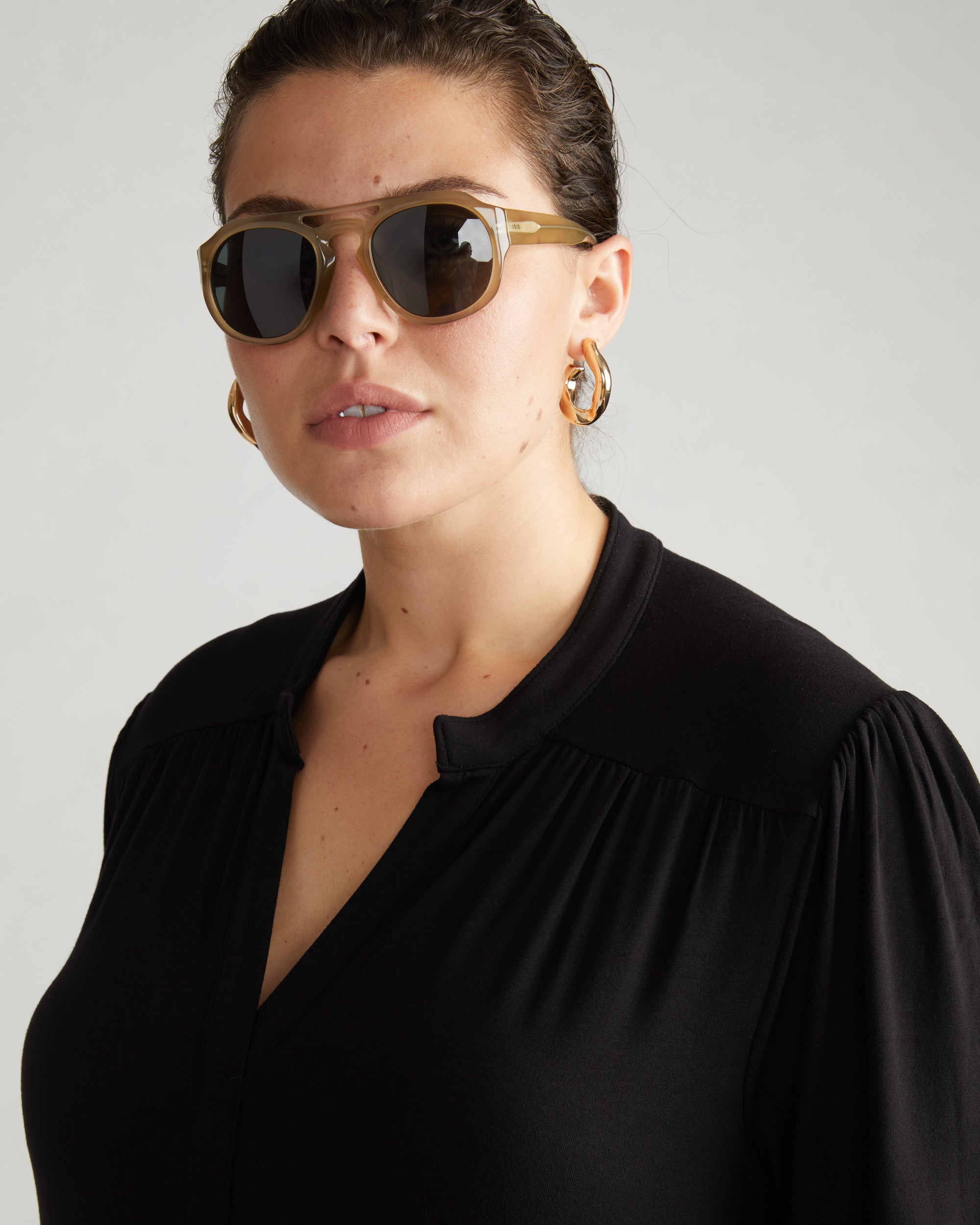 Gramercy Liquid Jersey Dress - Black