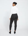 Moro Pocket Signature Ponte Pants - Slate Pinstripe