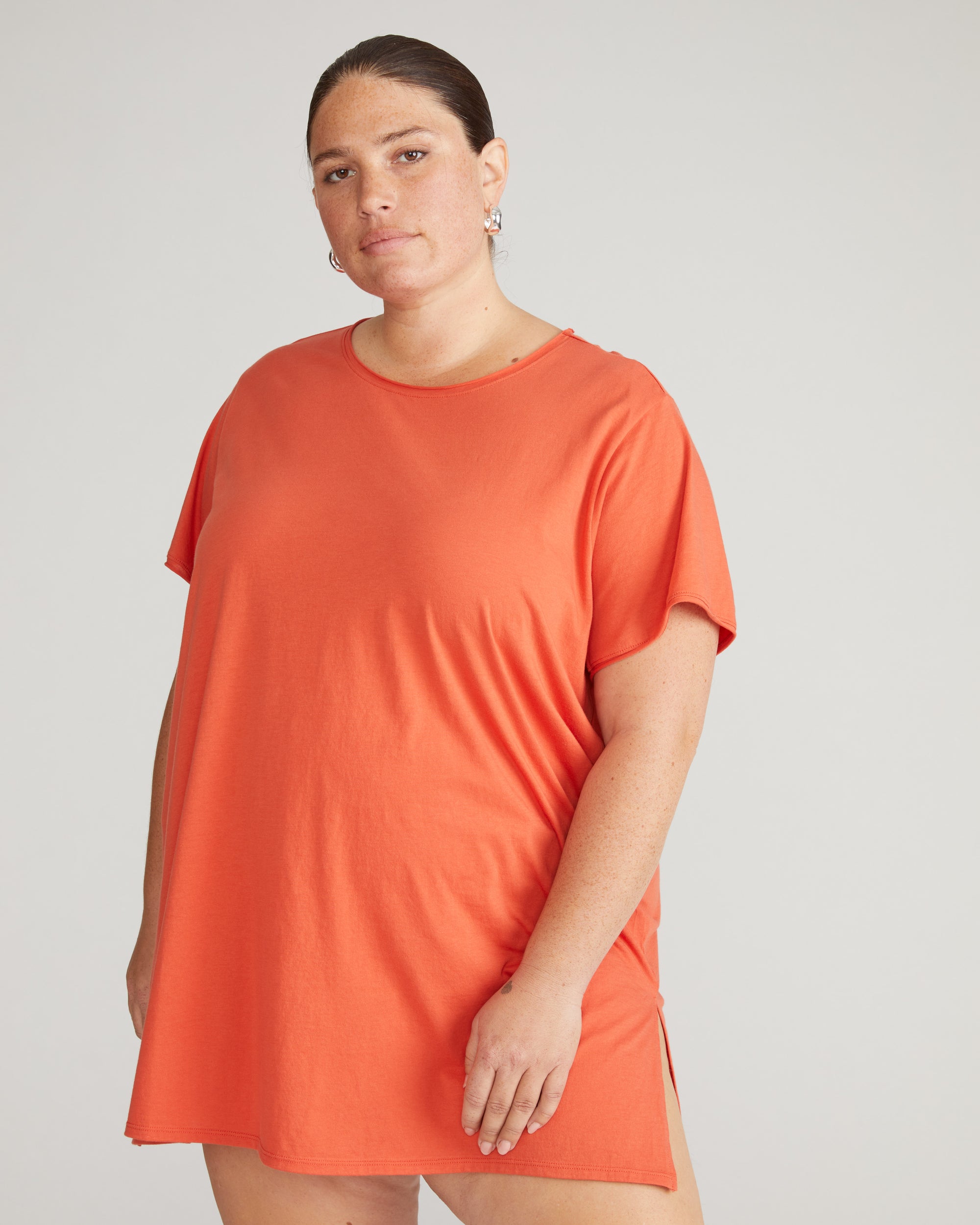 Pima Cotton Lounge Tee - Sweet Berry