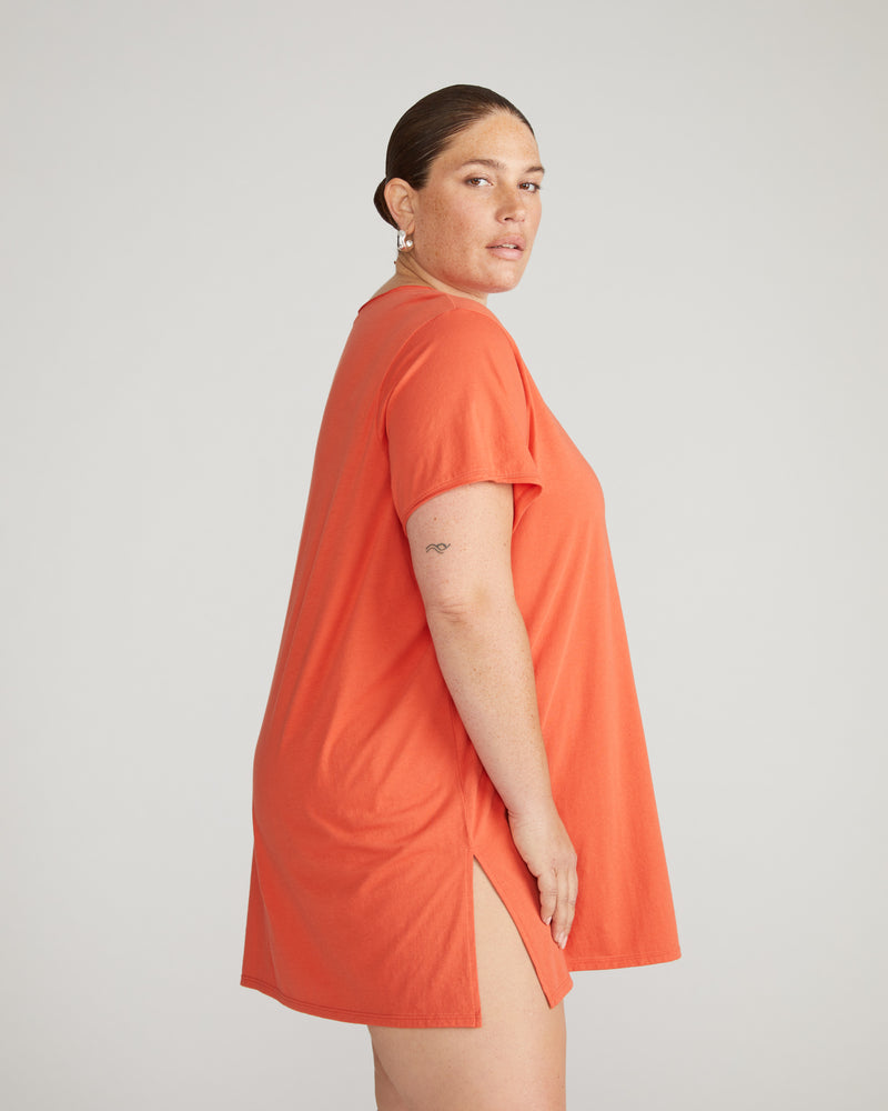 Pima Cotton Lounge Tee - Sweet Berry