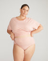 Pima Cotton Full Coverage Briefs - Pink