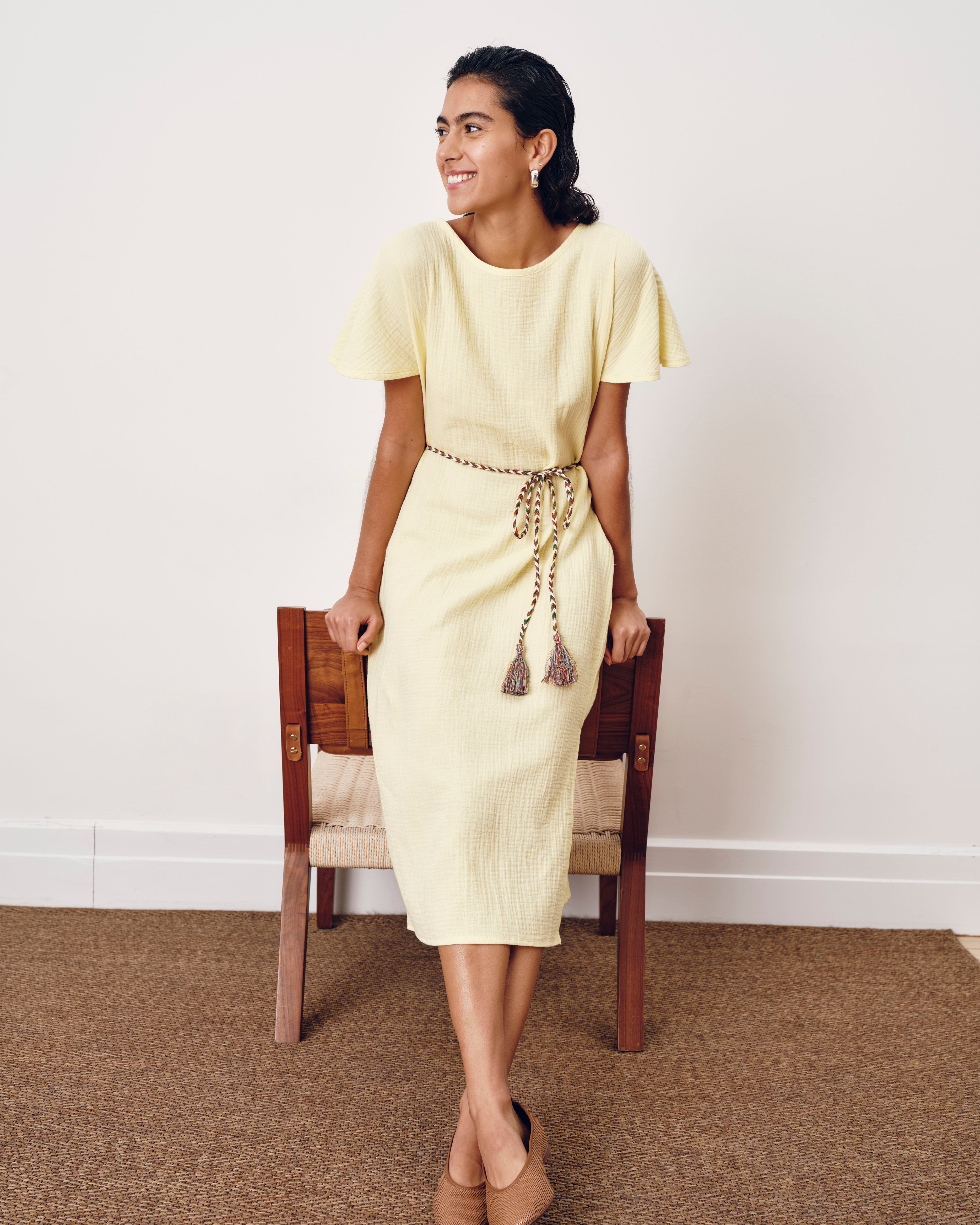 linen gauze dress Luxe Cotton Beach YCRF_shoesandal An oversized US Size:14 (XL) Anna Kosturova Crochet cotton