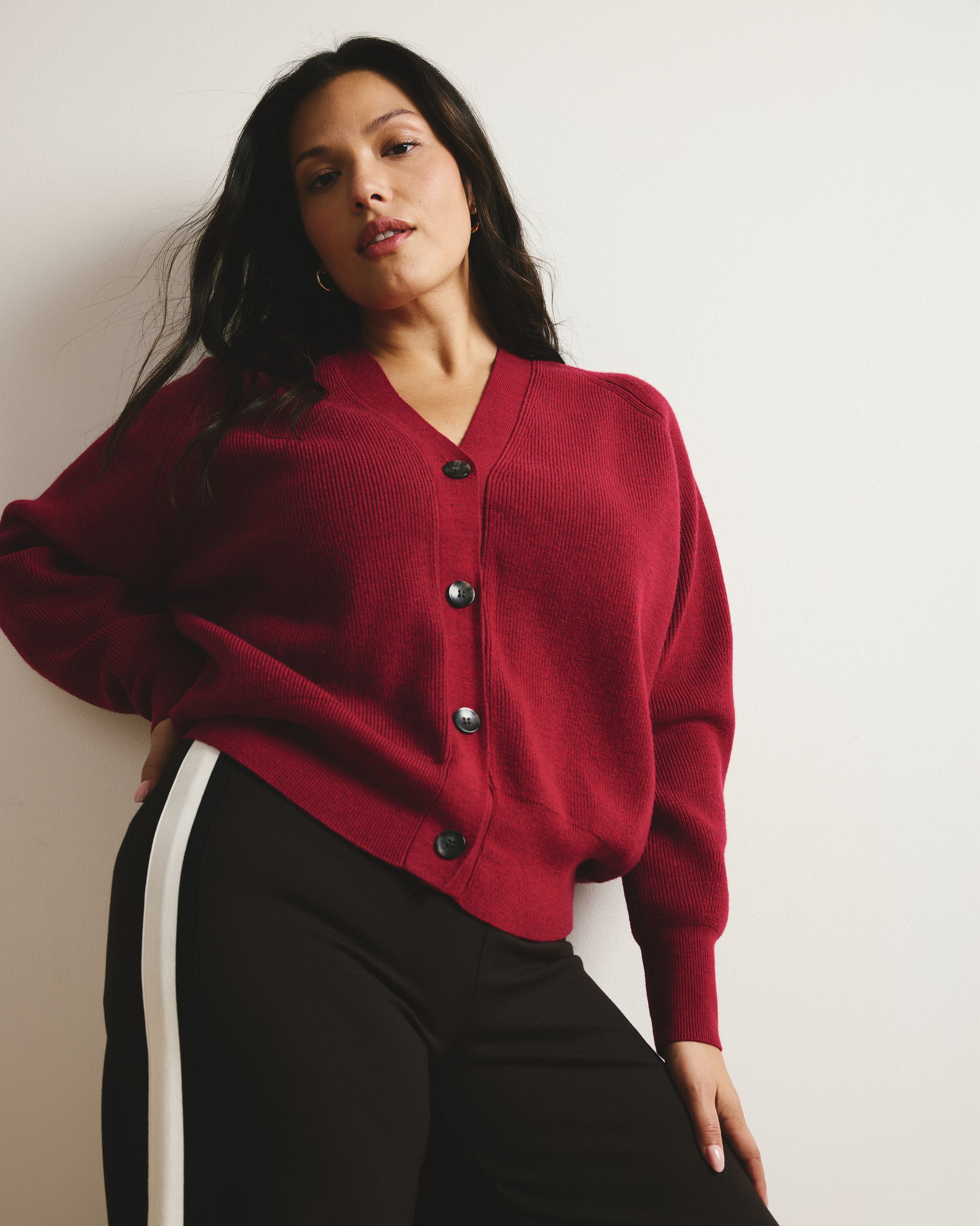 Better-Than-Wool Cardigan - Wild Rose