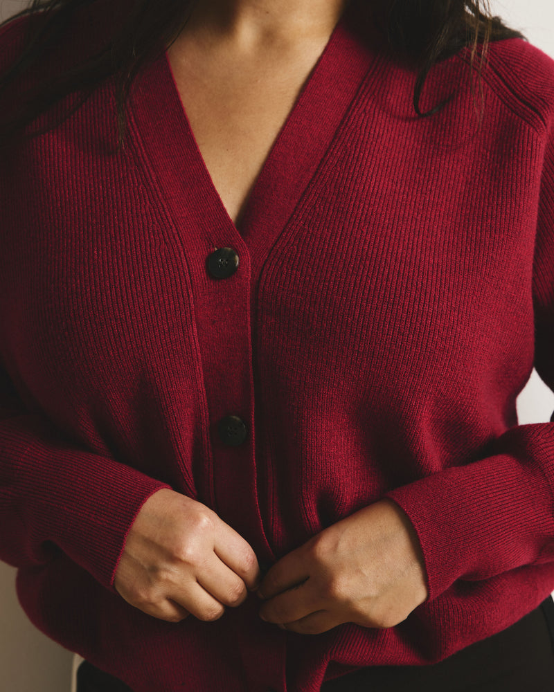 Better-Than-Wool Cardigan - Wild Rose