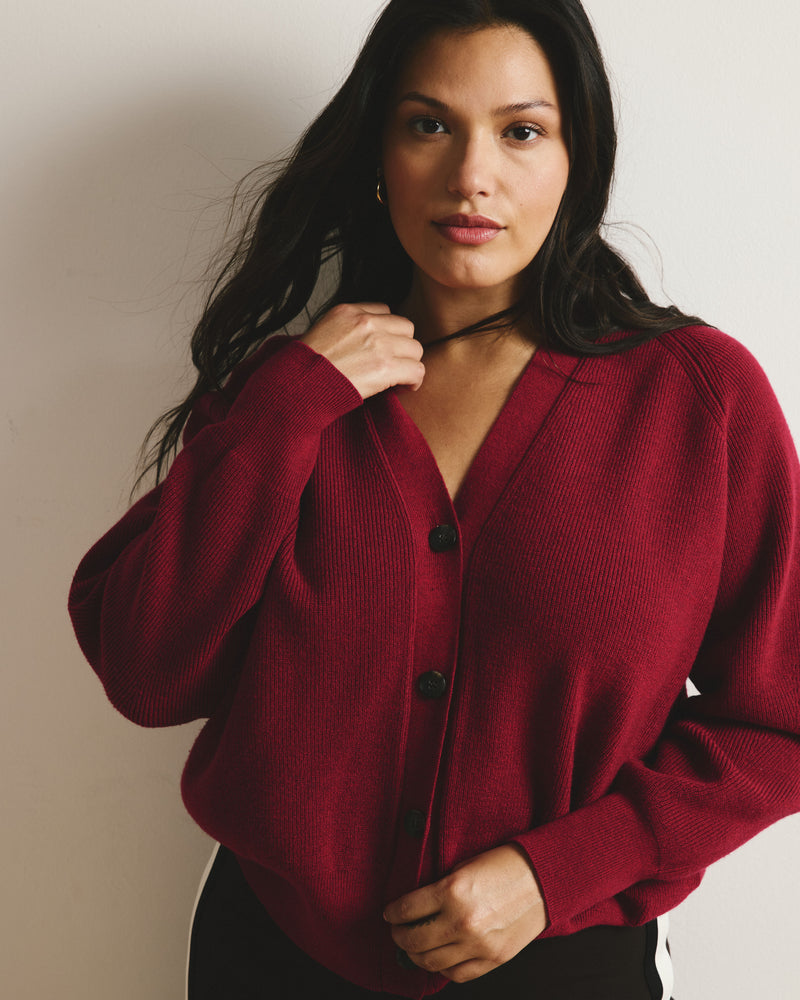 Better-Than-Wool Cardigan - Wild Rose