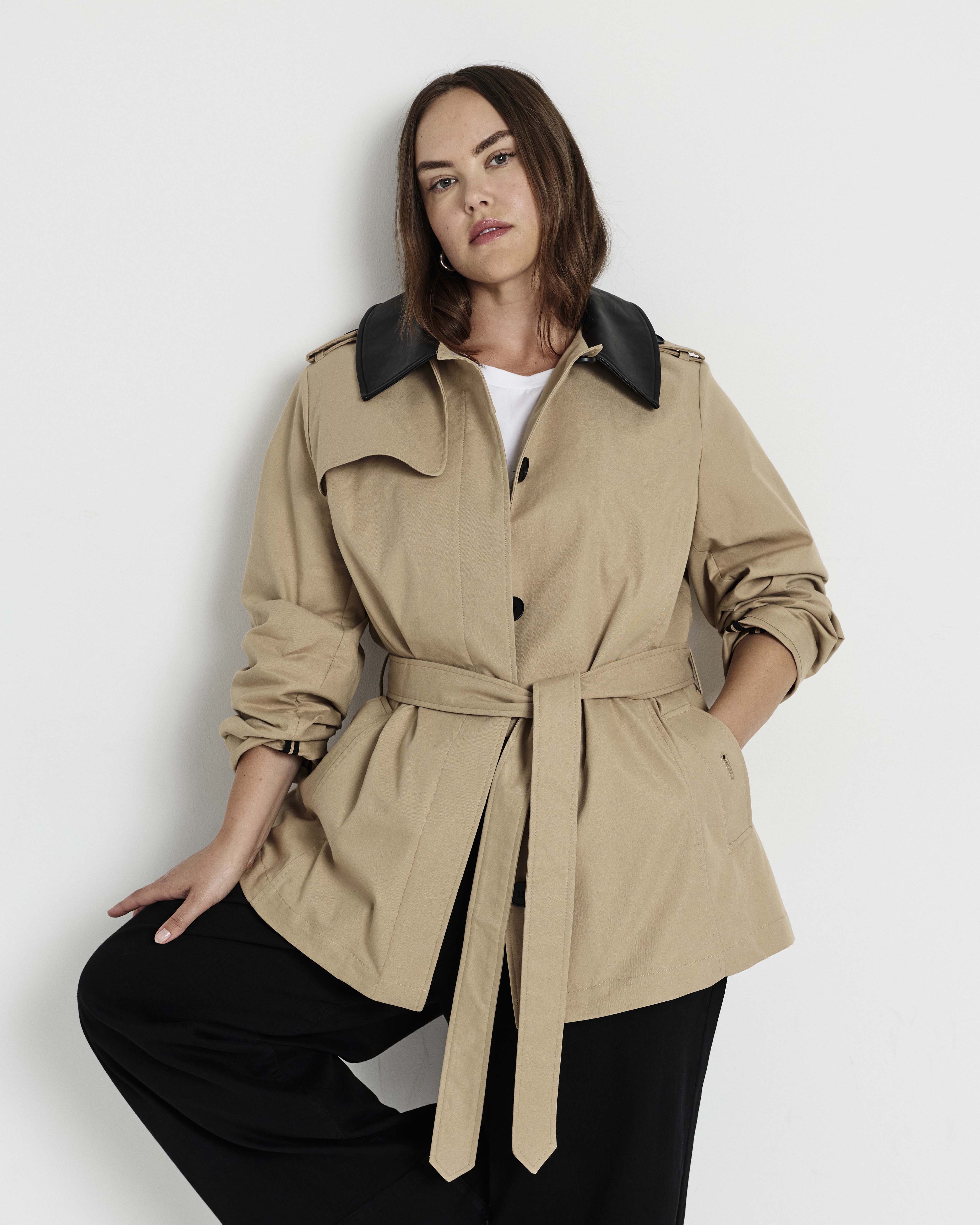 Freya Trench Coat - Khaki – Universal Standard