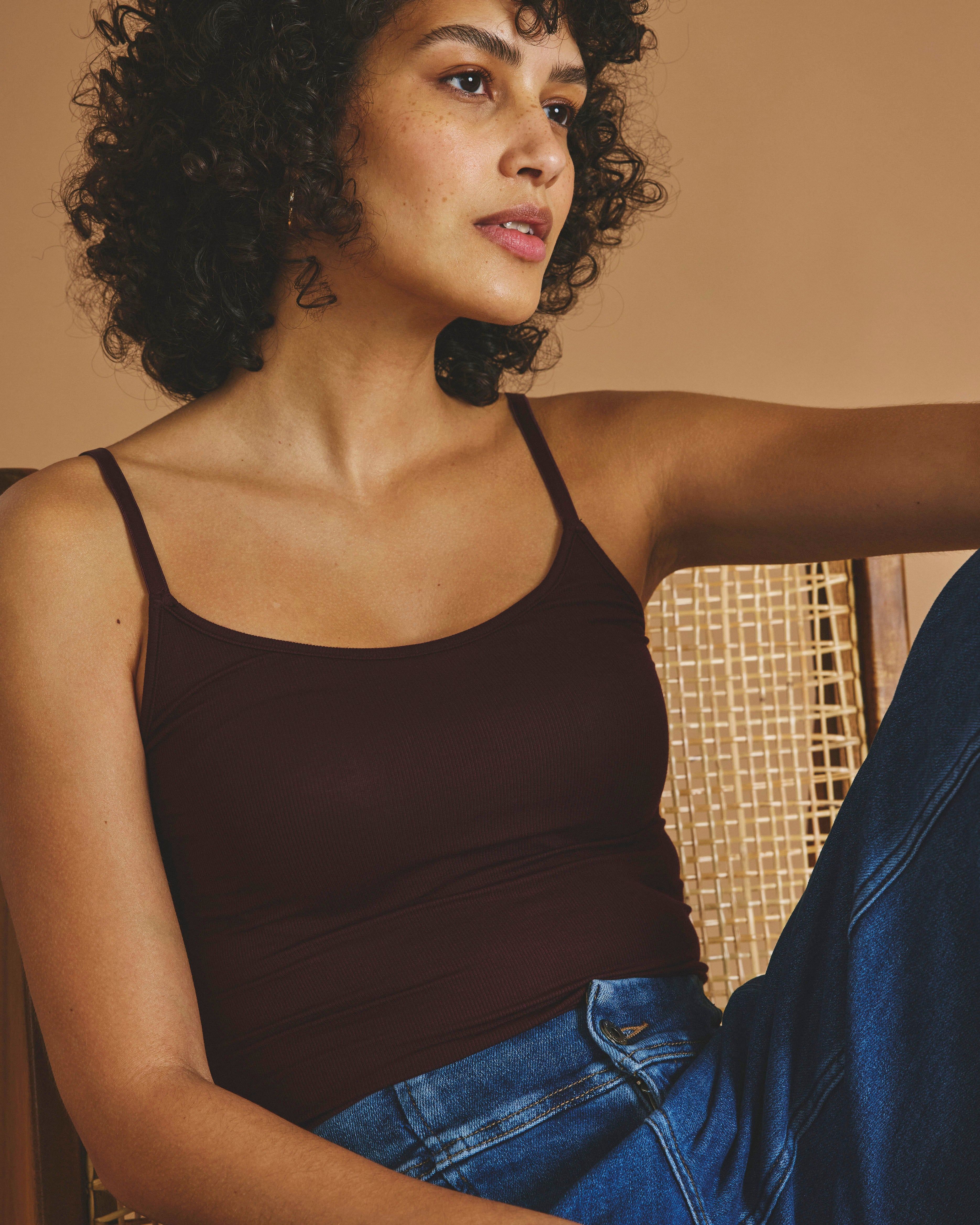 Cloud Rib Camisole - Black Cherry – Universal Standard