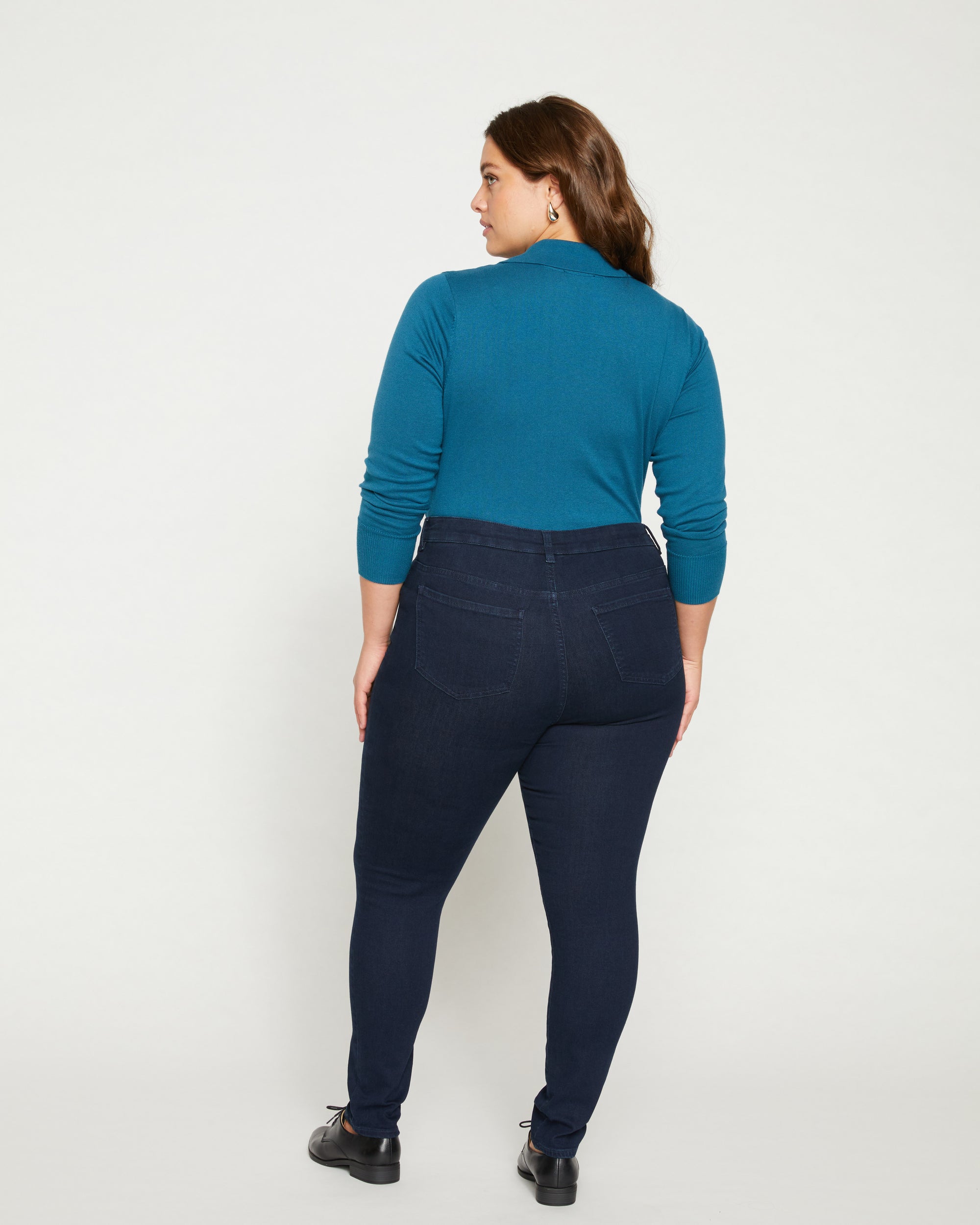 Seine High Rise Skinny Jeans 30 Inch - Dark Indigo