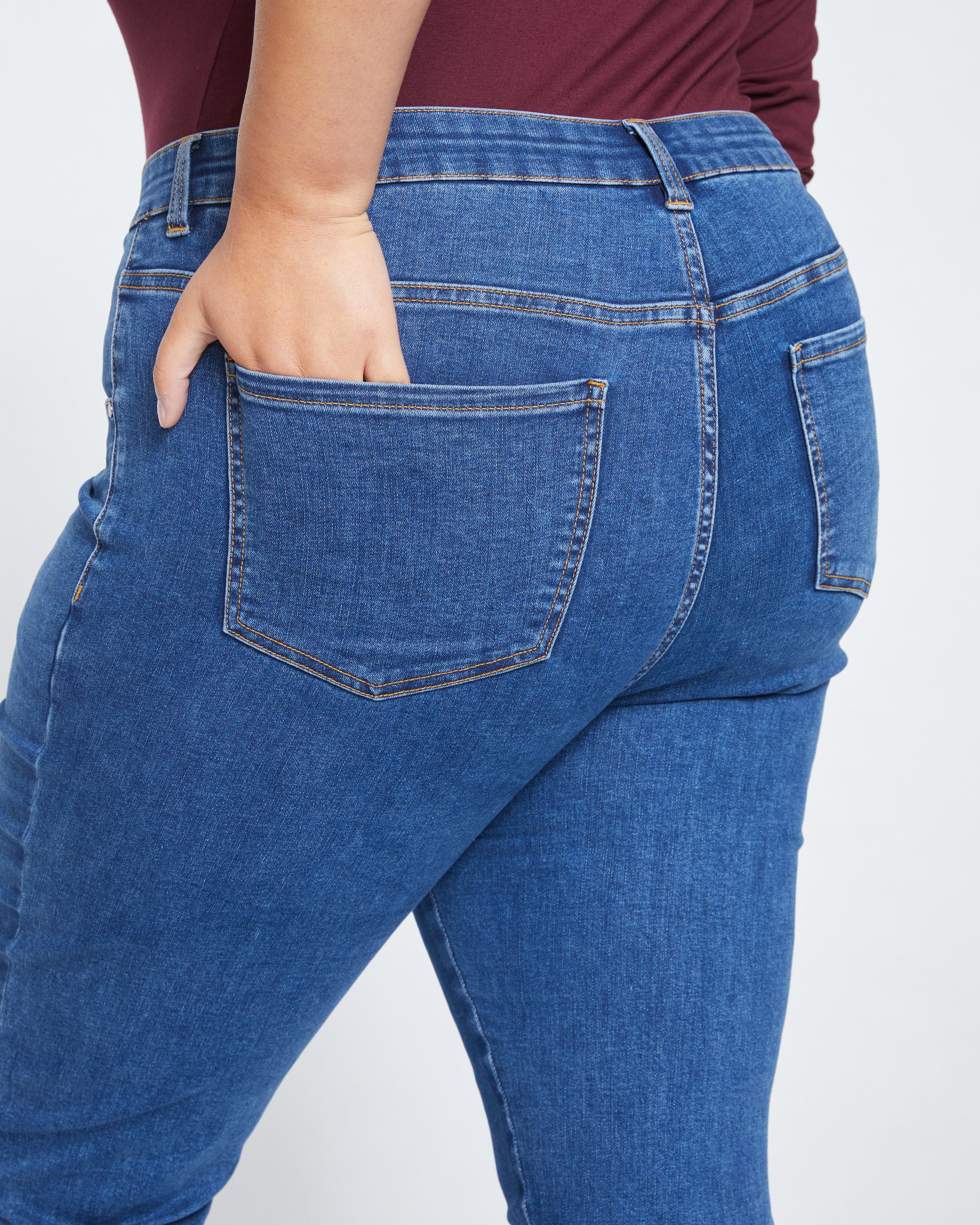 Seine High Rise Skinny Jeans 30 Inch - Odeon Blue