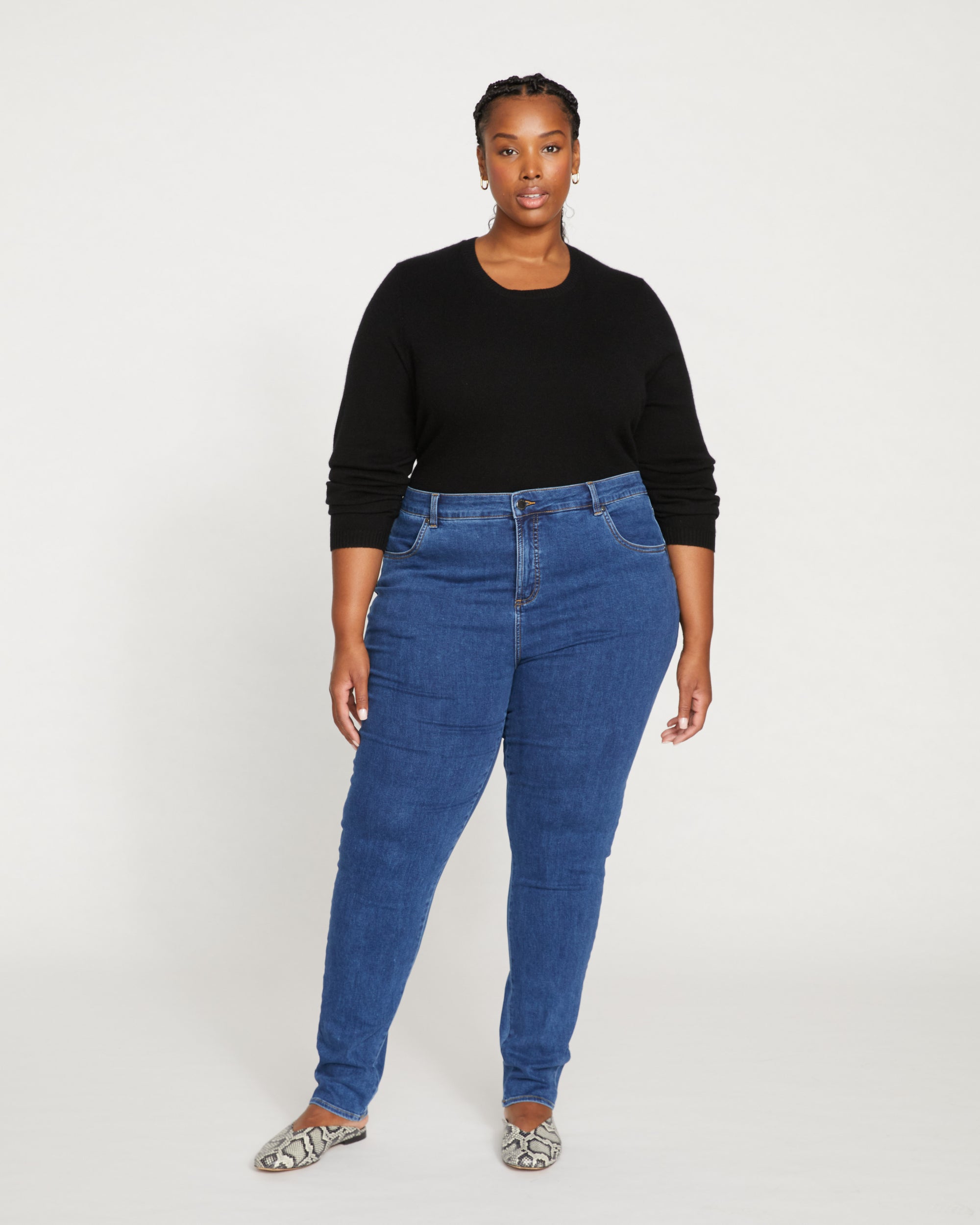 Seine High Rise Skinny Jeans 32 Inch - Odeon Blue