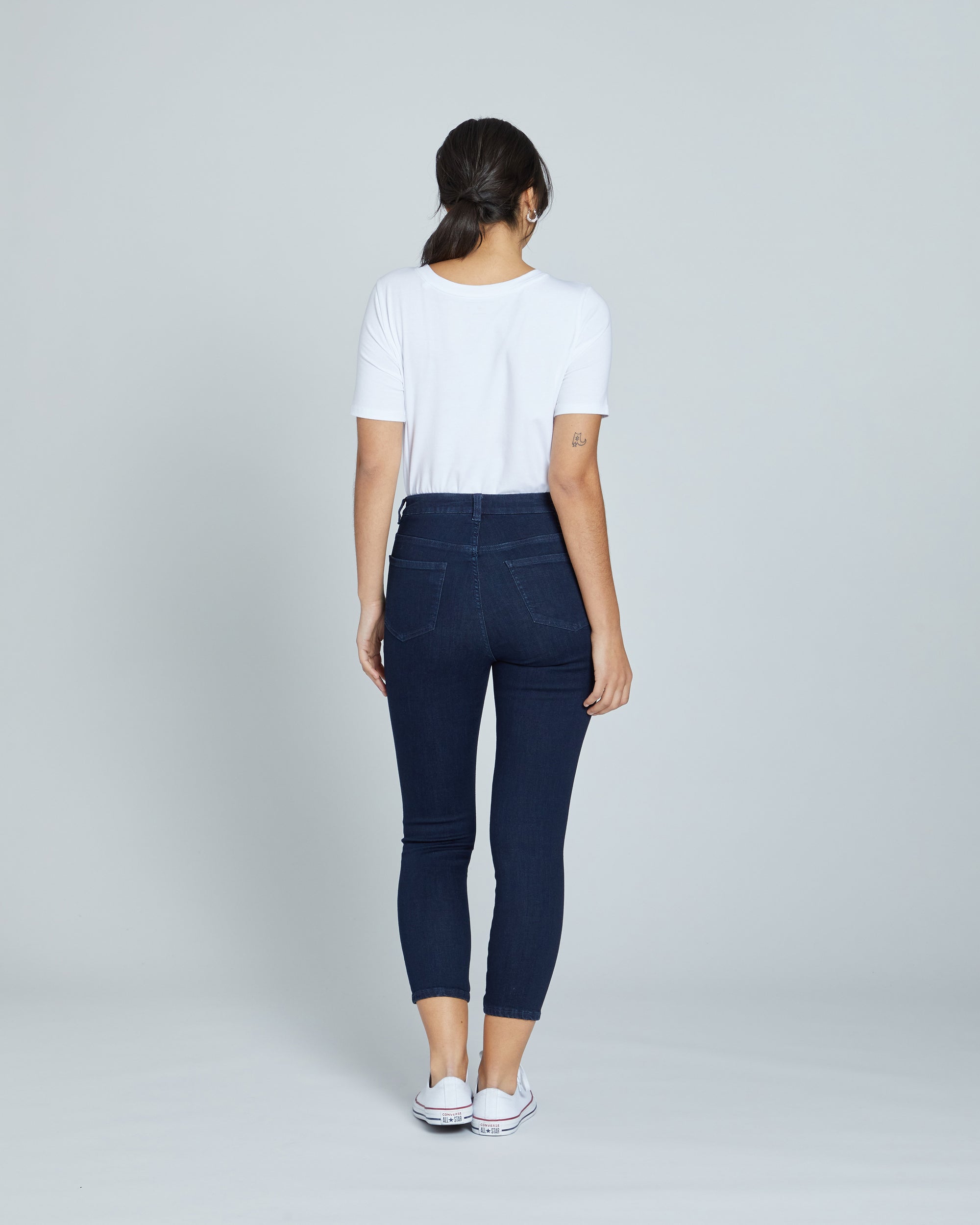 Seine High Rise Skinny Jeans 27 Inch - Dark Indigo