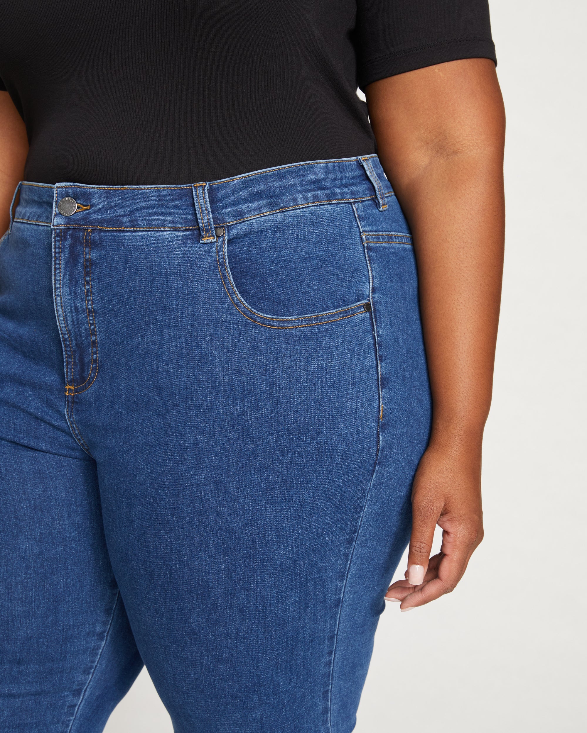 Seine Mid Rise Skinny Jeans 32 Inch - Odeon Blue