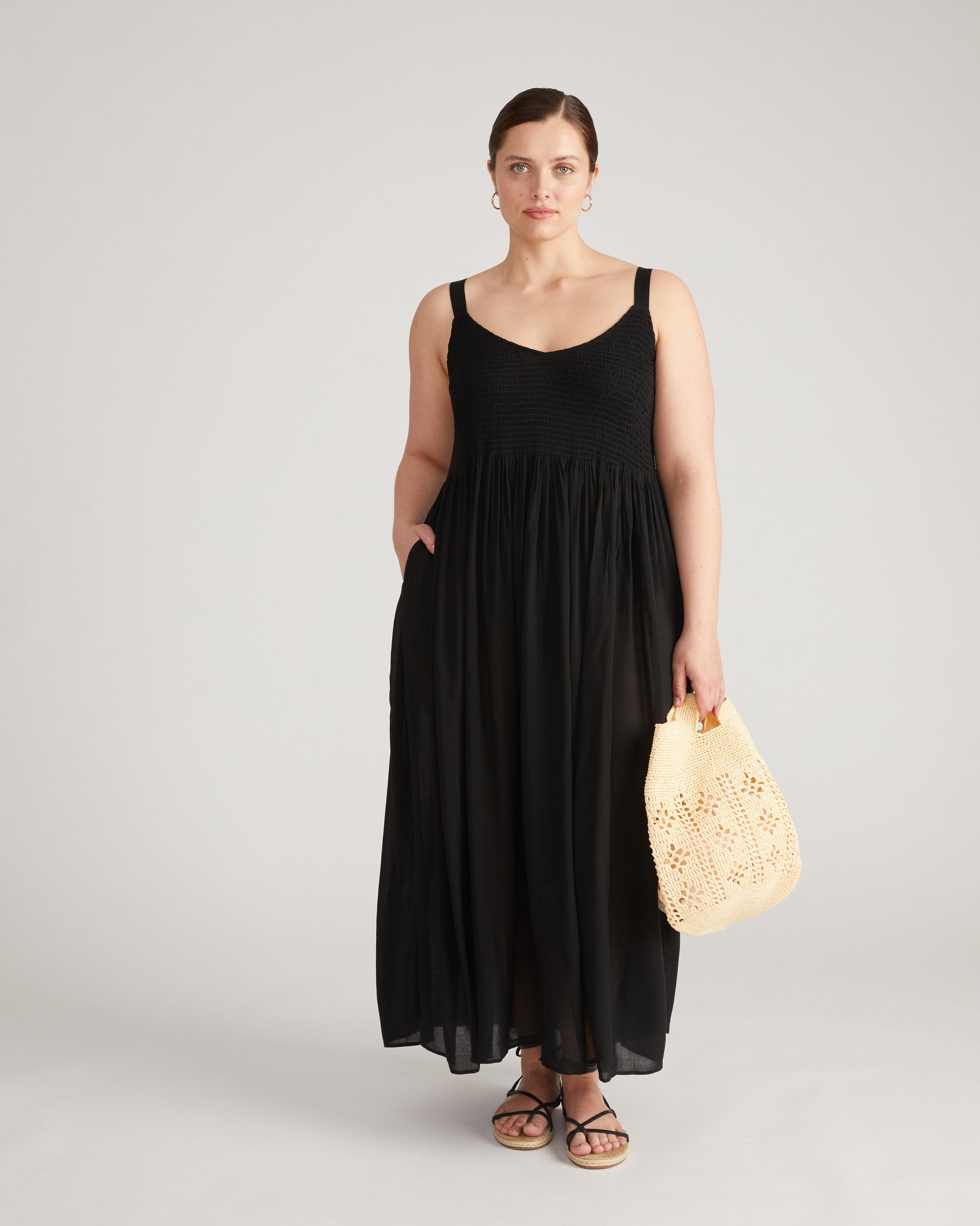 Harmony Voile Dress - Black