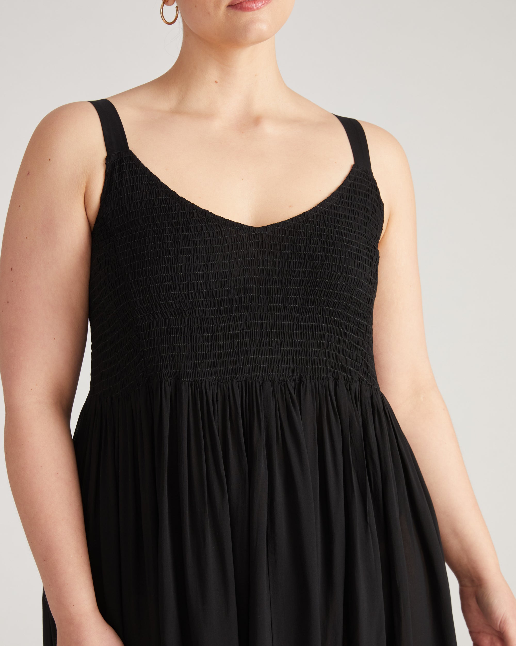Harmony Voile Dress - Black