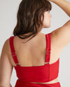 The Square Neck Bikini Top - Baywatch Red