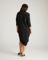 Iconic Long Sleeve V-Neck Geneva Dress - Black