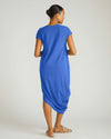 Iconic Geneva V-Neck Dress - Lapis