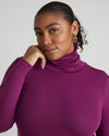 Foundation Turtleneck - Goji Berry