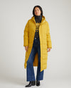 Everest Long Hooded Puffer 2 - Mustard