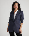 Percy Denim Look Blazer - Dark Indigo